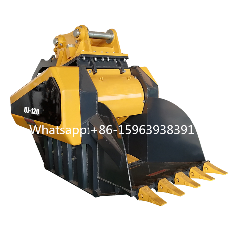 如何正确使用挖掘机破碎斗How to use the crusher bucket of excavator correctly?(图1)